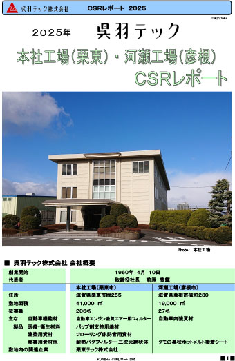 最新のCSRレポート